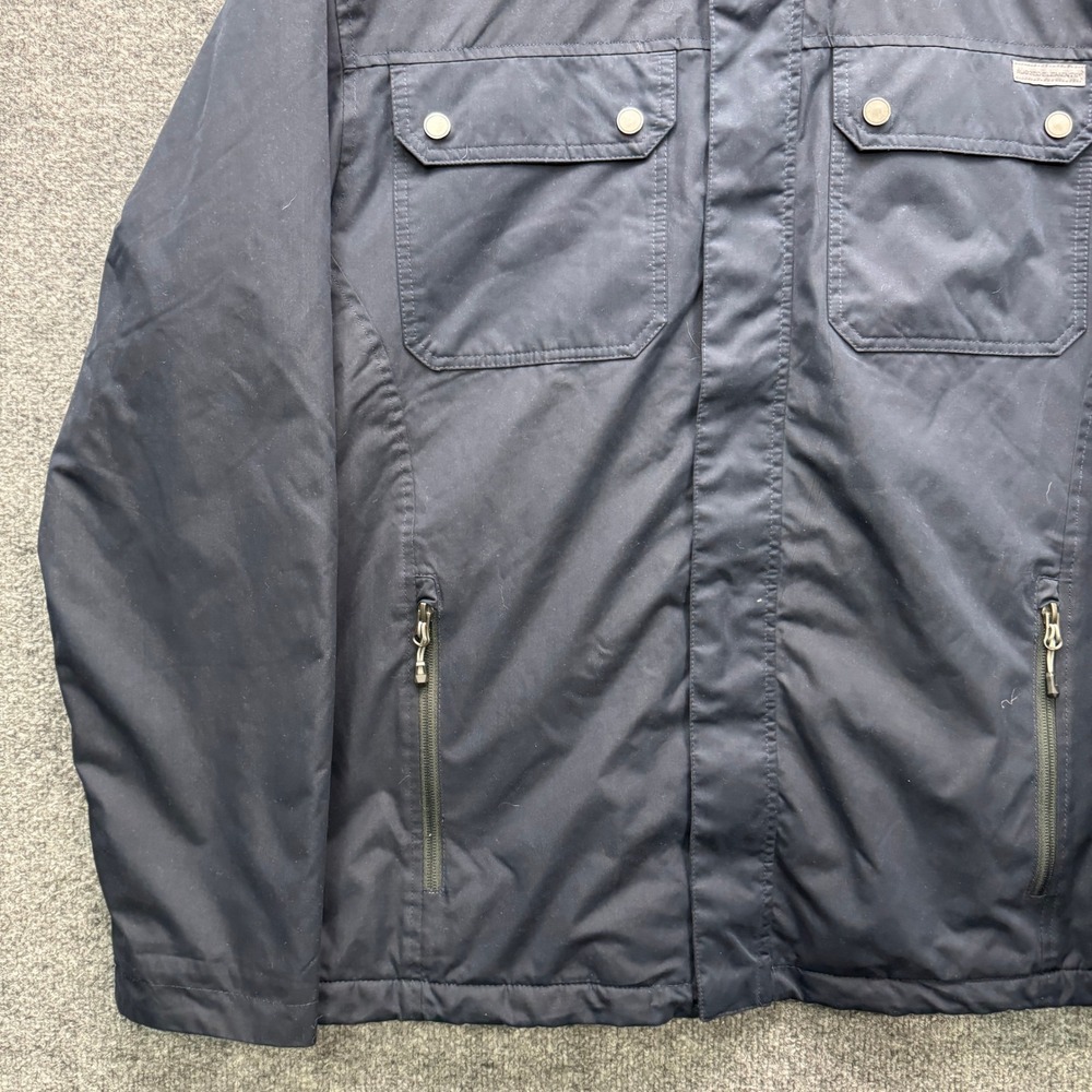 Rugged Elements Jacket Mens Medium Navy Blue Flee… - image 9